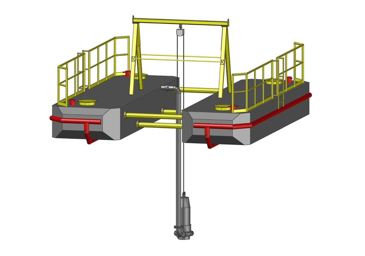 Gambar assembly unit pompa elektrik CONTRAFLO CFE 100